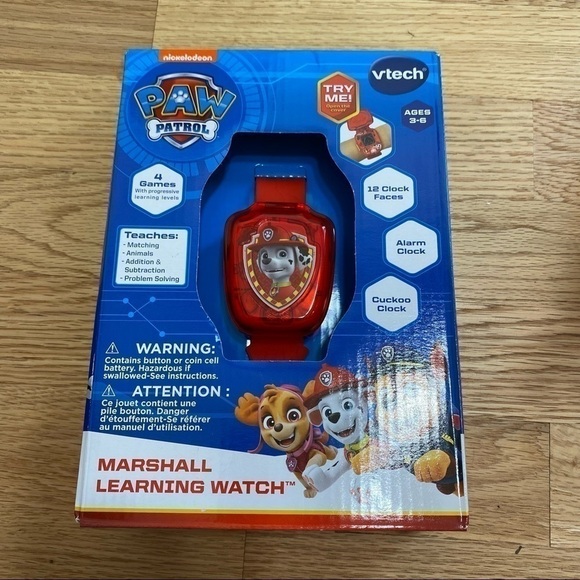 Paw Patrol Marshall Learning Watch V-tech NEW Red - Picture 3 of 8